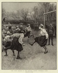 Das erste Spiel des British Ladies